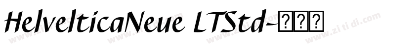 HelvelticaNeue LTStd字体转换